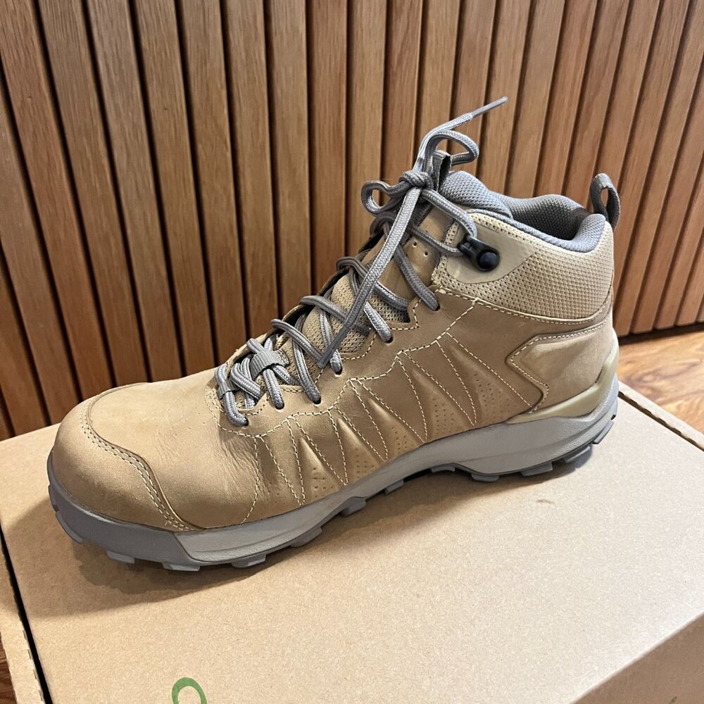 Oboz Women's Sypes Mid Leather B-Dry Waterproof Hiking Boot Women's 9 - Acorn - Picture 6 of 13